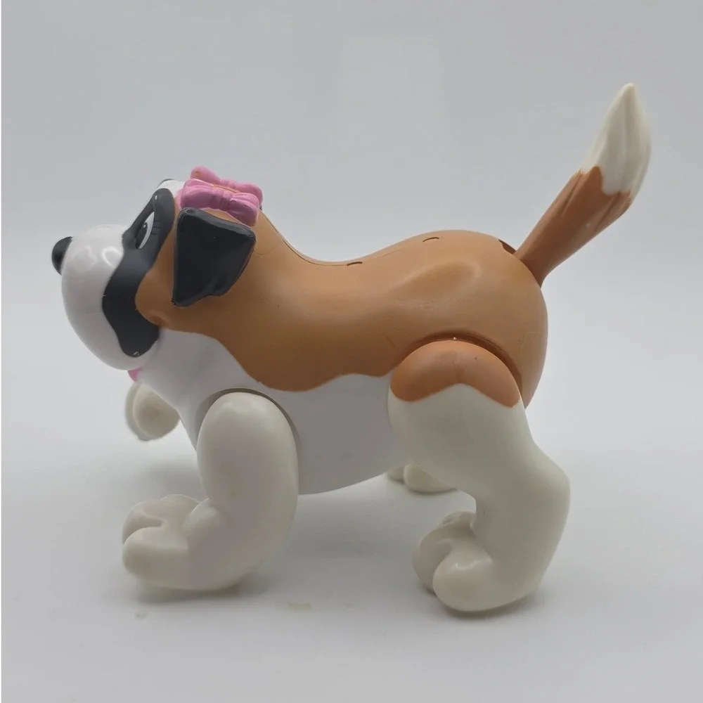 Mattel Doggie Daycare Honey Saint Bernard Figure Sandbox Tan Brown Fair 2004